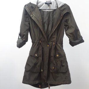 Forever 21 Army Green/Olive Brown Utility Jacket